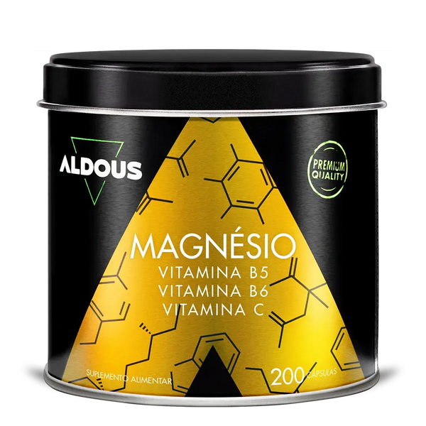 Citrato de magnésio com vitamina C, B5 e B6