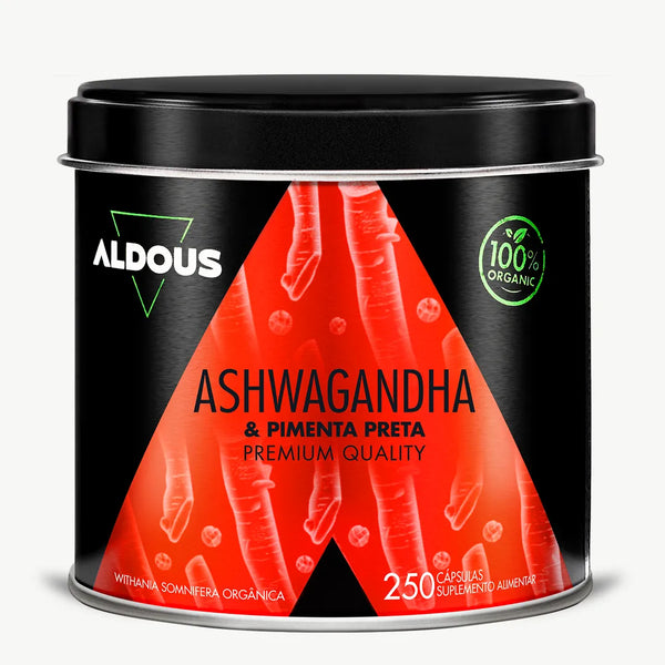 Ashwagandha com Pimenta Preta Biológica