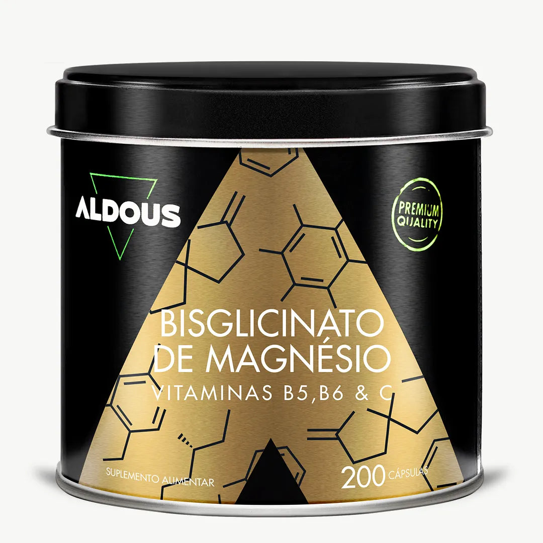 Bisglicinato de Magnésio com Vitamina B5, B6 e C