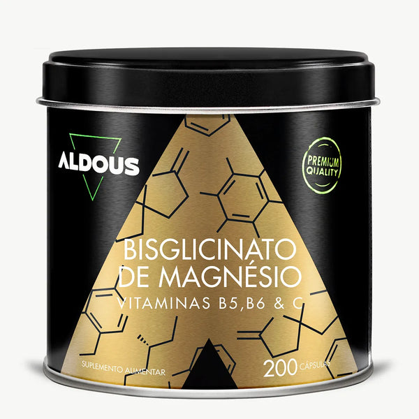 Bisglicinato de Magnésio com Vitamina B5, B6 e C