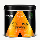 Cúrcuma Biológica com Gengibre, Pimenta Preta e Probióticos