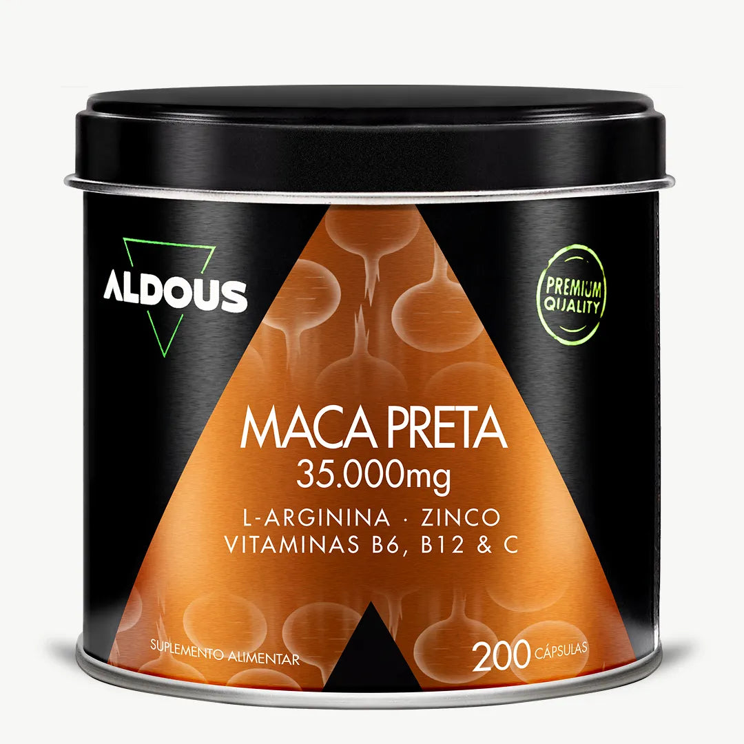 Maca Preta com L-Arginina, Zinco e Vitaminas