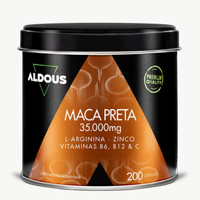 Maca Preta com L-Arginina, Zinco e Vitaminas