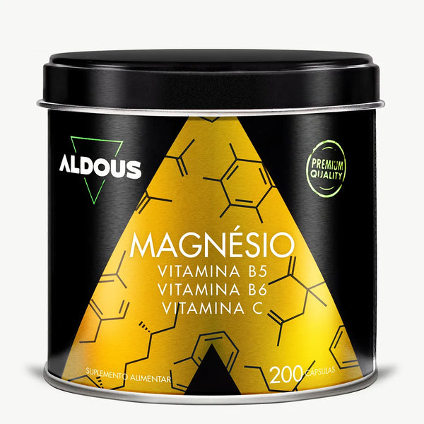 Citrato de magnésio com vitamina C, B5 e B6