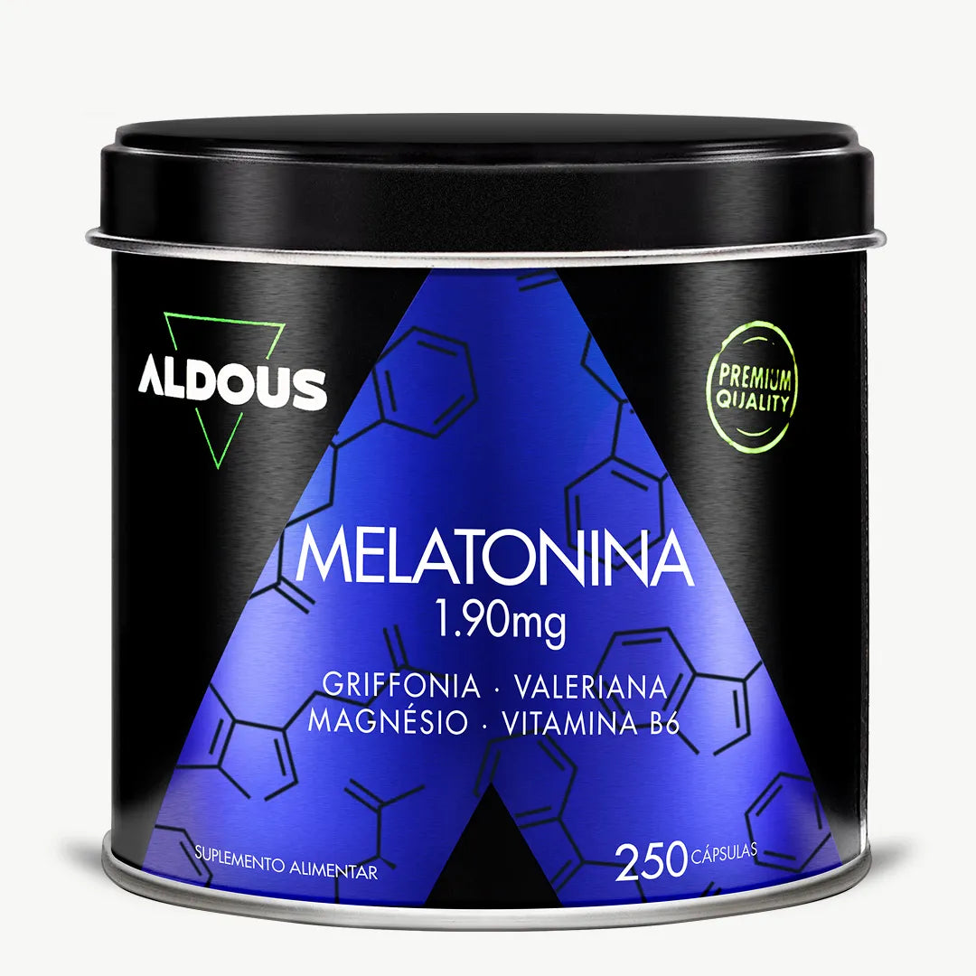 Melatonina com Magnésio, Griffonia, Valeriana e Vitamina B6