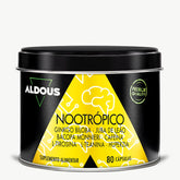 Nootrópico com Ginkgo Biloba, Juba de Leão, Cafeína, Bacopa, Tirosina, Teanina e Huperzia Serrata