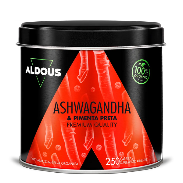 Ashwagandha com Pimenta Preta Biológica