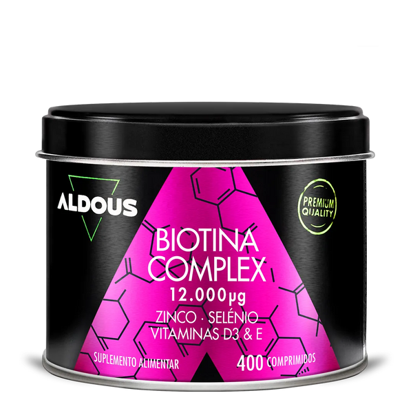 Biotina com Zinco, Selénio, Vitamina D3 e Vitamina E