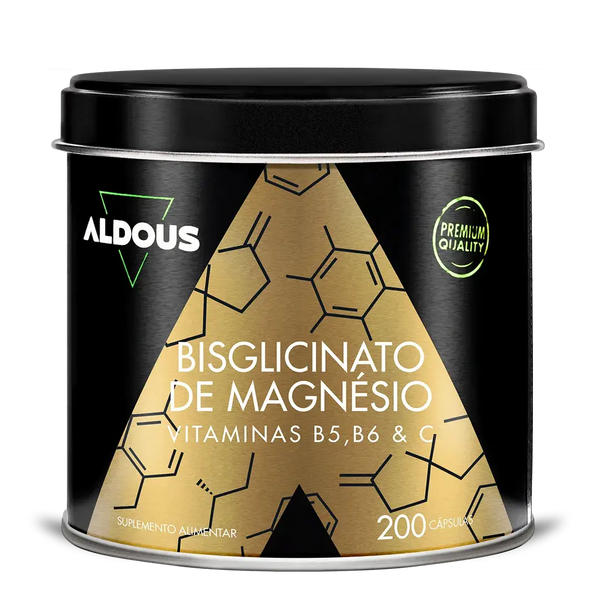 Bisglicinato de Magnésio com Vitamina B5, B6 e C