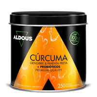 Cúrcuma Biológica com Gengibre, Pimenta Preta e Probióticos