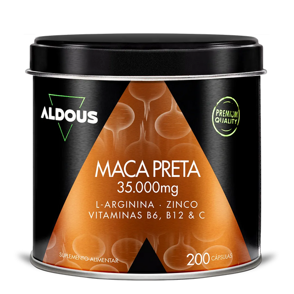 Maca Preta com L-Arginina, Zinco e Vitaminas