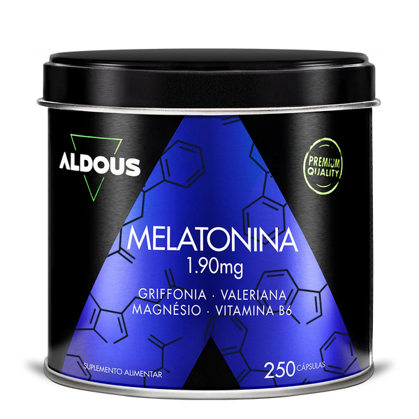 Melatonina com Magnésio, Griffonia, Valeriana e Vitamina B6