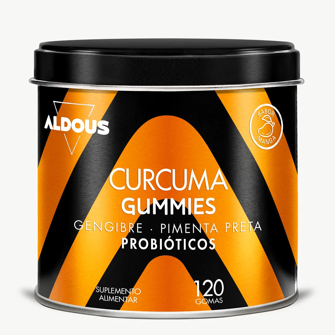 Gomas de Cúrcuma com Probióticos