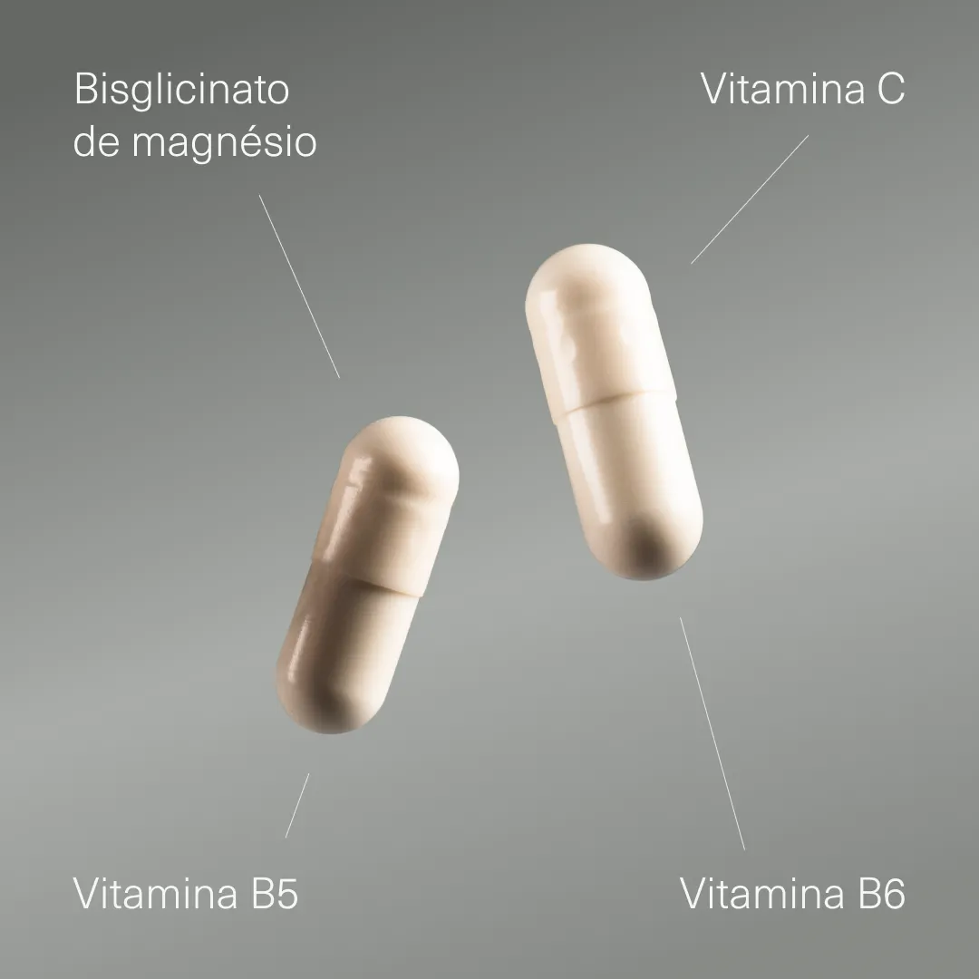 Bisglicinato de Magnésio com Vitamina B5, B6 e C
