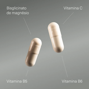 Bisglicinato de Magnésio com Vitamina B5, B6 e C