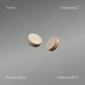 Ferro com Vitamina C, Ácido Fólico e B12