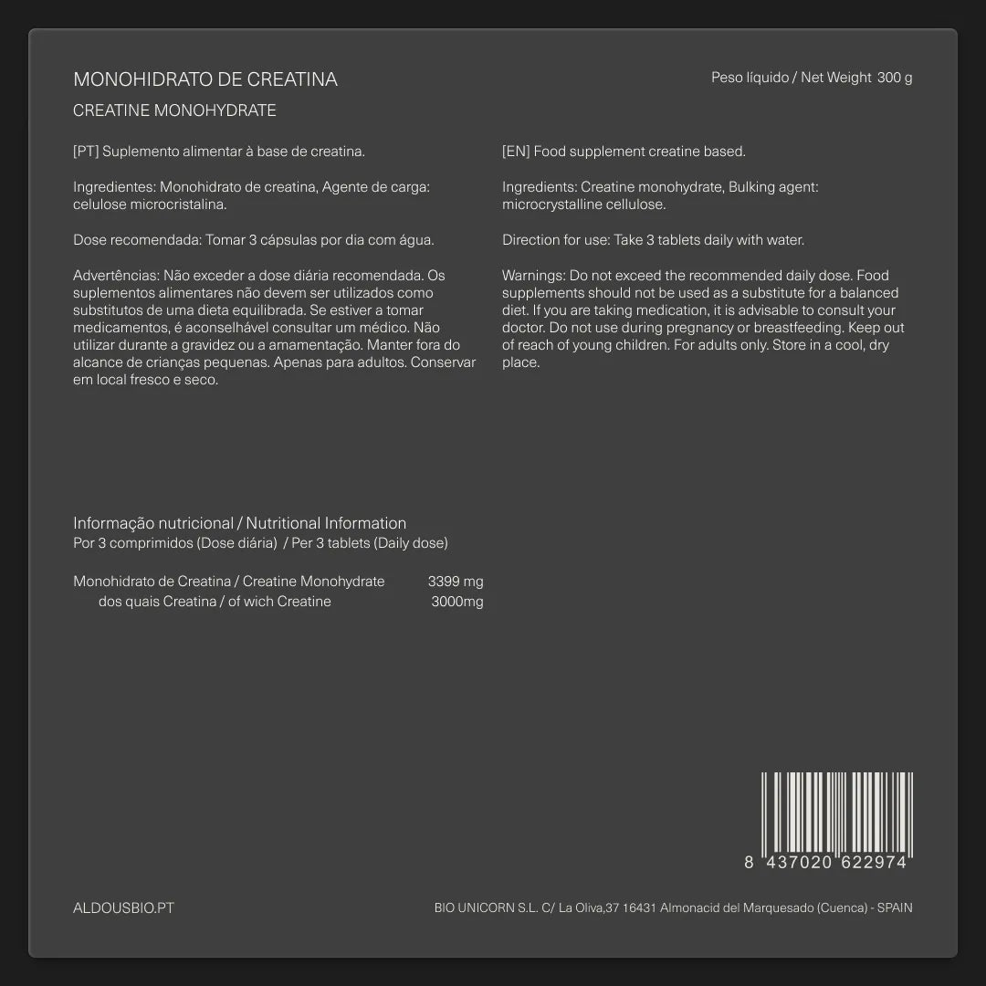 Creatina Monohidratada