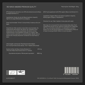 Maca Andina Biológica Altamente Concentrada