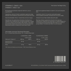 Vitamina C com Zinco e Coenzima Q10