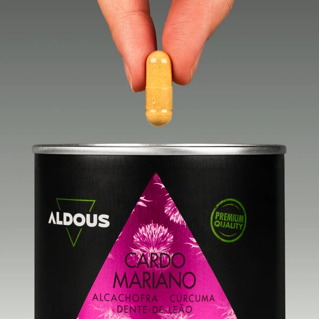Cardo Mariano com Alcachofra, Cúrcuma, Dente-de-leão e Desmodium
