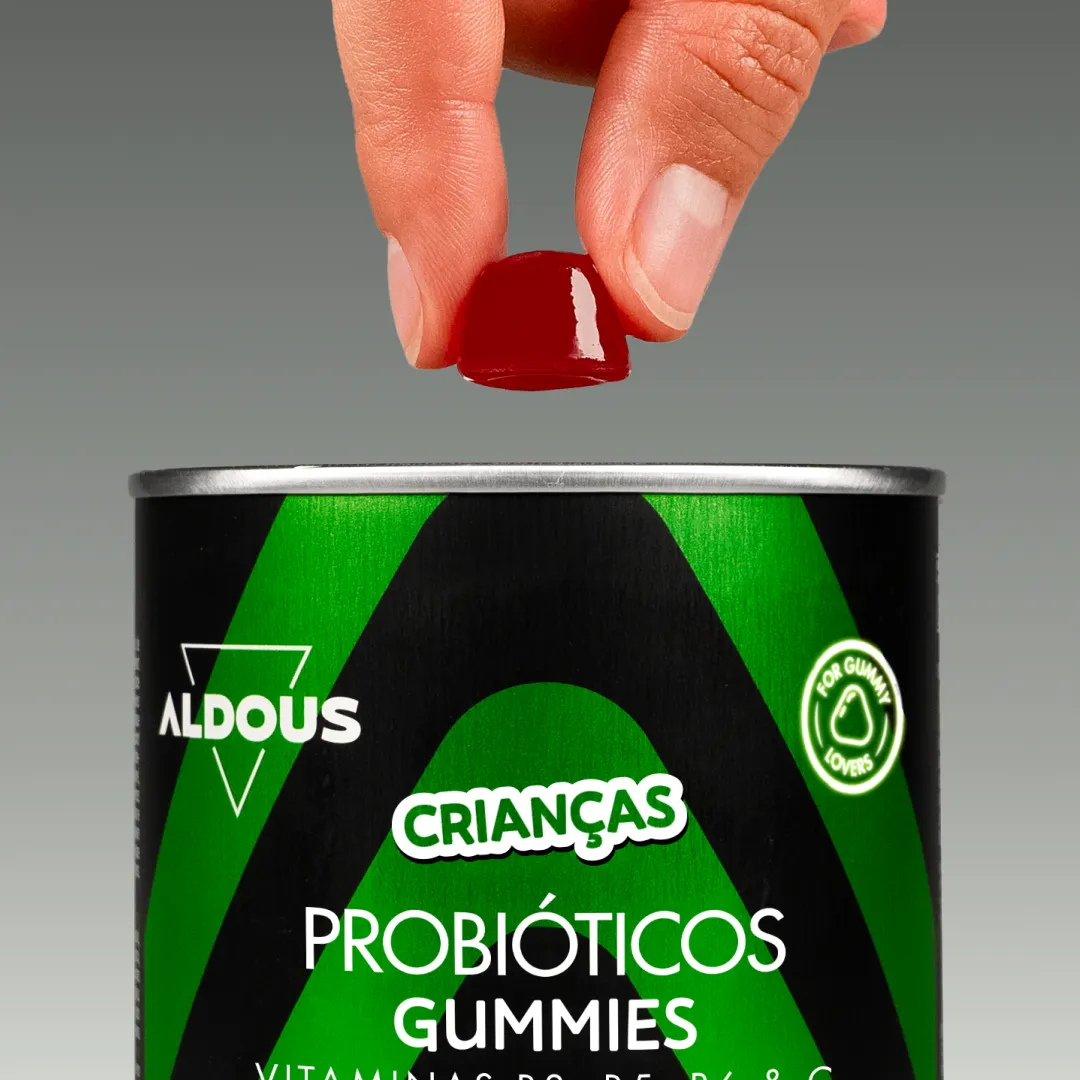 Probióticos com Vitaminas para crianças em gomas