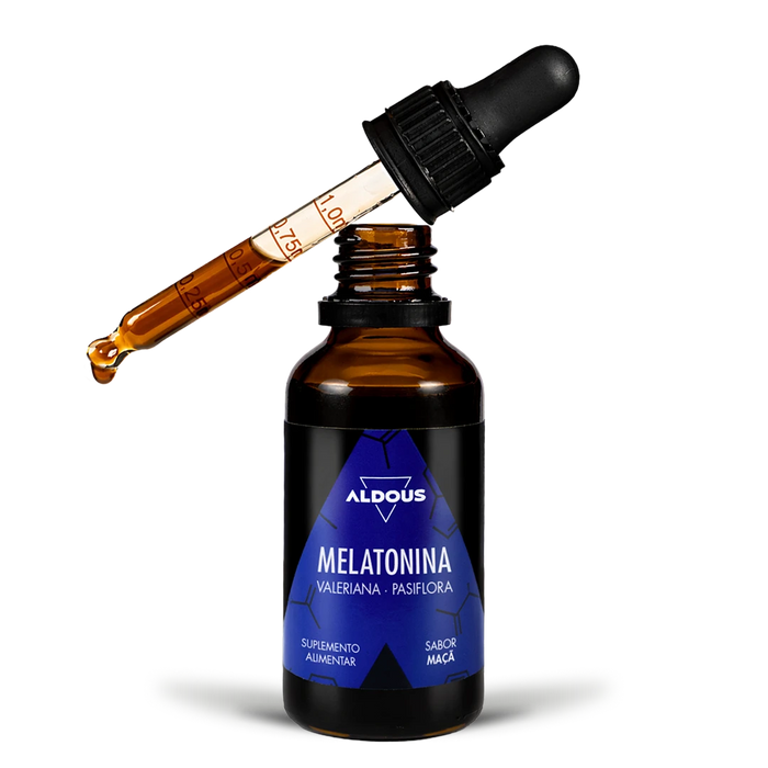 Melatonina em gotas com valeriana e passiflora