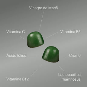 Vinagre de Maçã em gomas