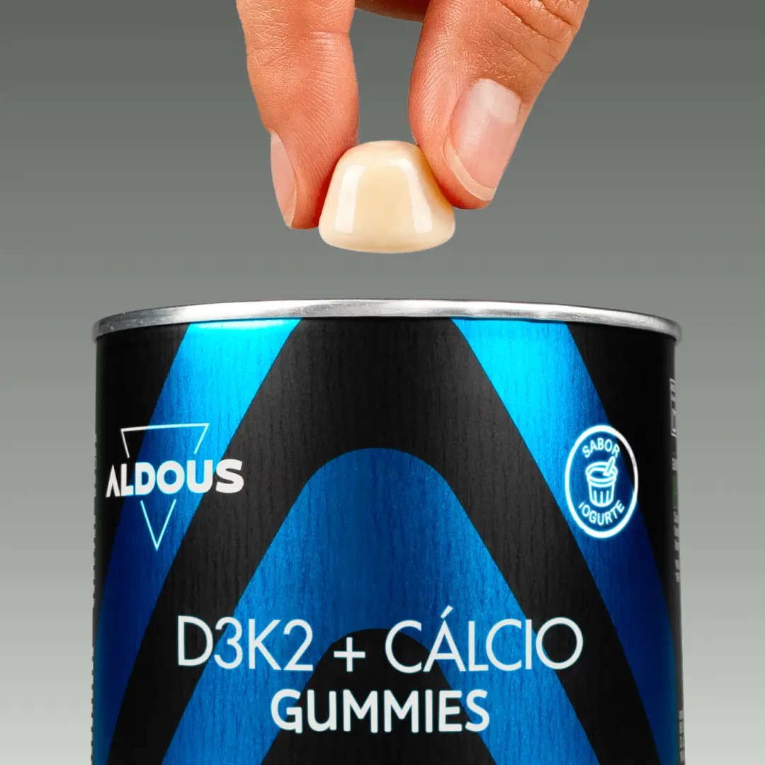 Vitamina D3K2 + Cálcio em gomas
