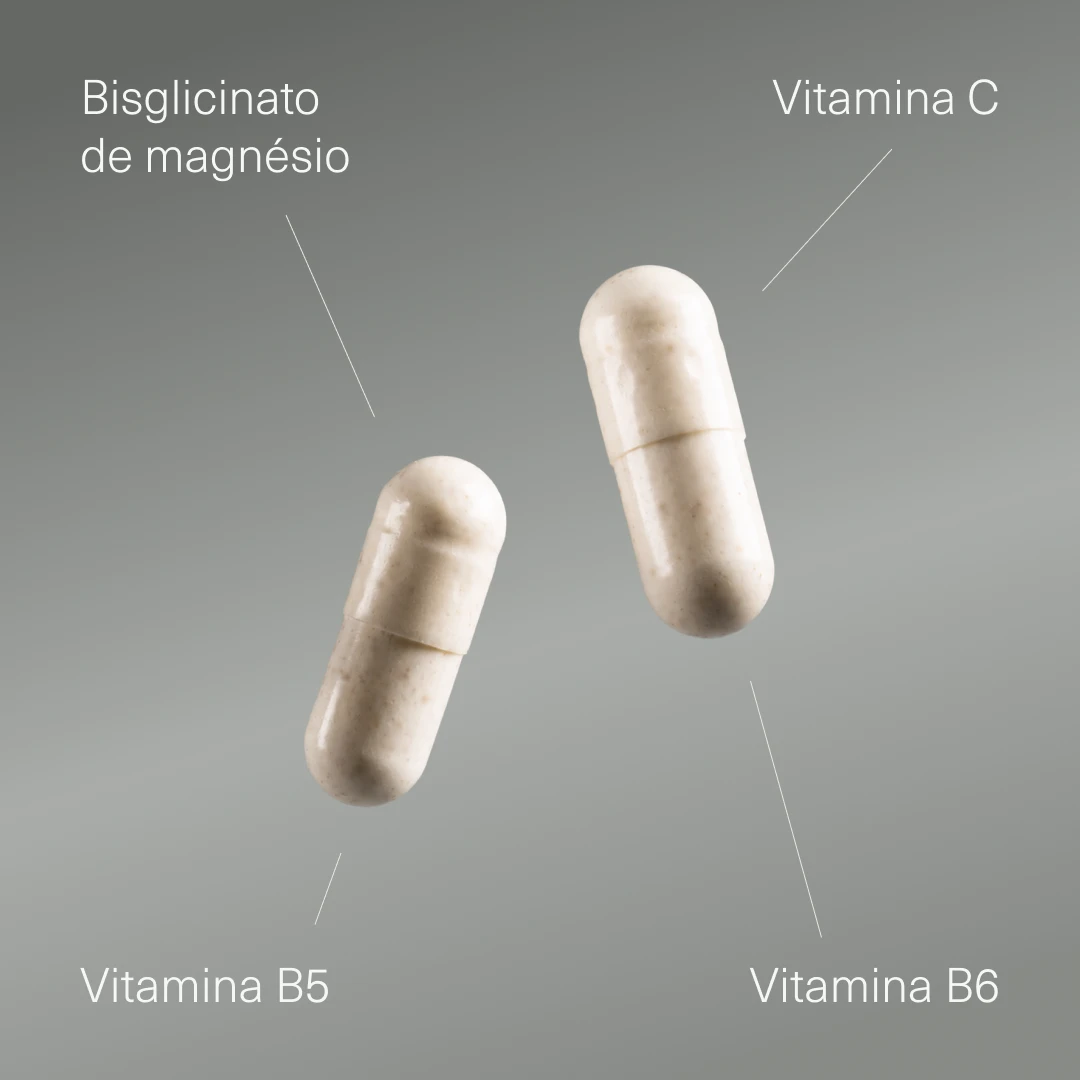Bisglicinato de Magnésio com Vitamina B5, B6 e C